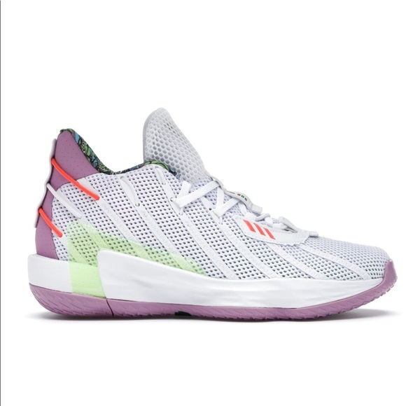 adidas Shoes Toy Story X Dame 7 Little Kid Buzz Basketball Shoes